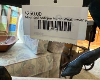 Mounted Antique Horse Weathervane