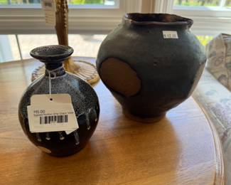 Signed Nulton Drip Glaze Vase