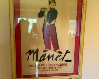Manet Musee De L'Orangerie Poster