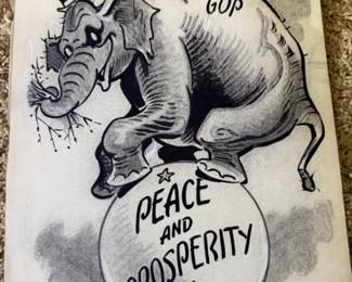Jerry Costello "Peace and Prosperity" Cartoon