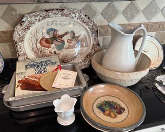 Serving Plates, Pitchers