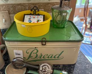 Antique Kitchen Tools, Vintage Bread Box
