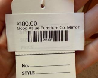 Good Value Furniture Co Mirror