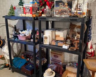 Storage Shelves, Holiday Decorations