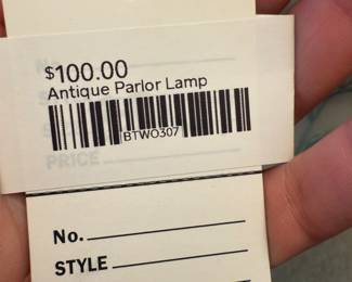 Antique Parlor Lamp