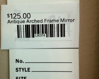 Antique Arched Frame Mirror