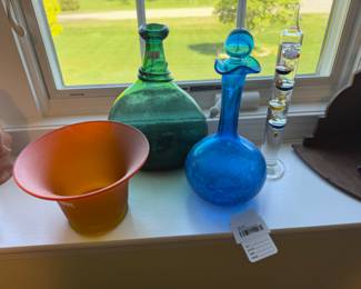 Blenko Style Decanter
