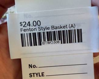 Fenton Style Basket (A)