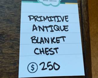 Primitive Antique Blanket Chest