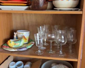 Assorted Pieces Of Glassware