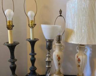 Five Decorative Lamps