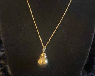Gold Chain Pendant