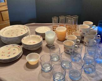 Dishes, FireKing Custard Cups And More