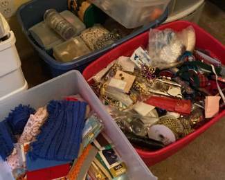 Mostly Beading Plus Some Crafting Lot