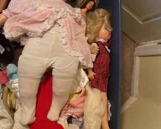 Mystery Lot Of Vintage Dolls