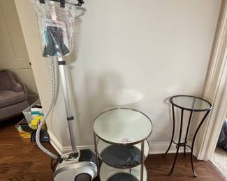 Steamer - Tiered Mirrored Table