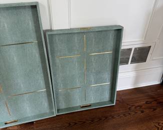 Shagreen Trays