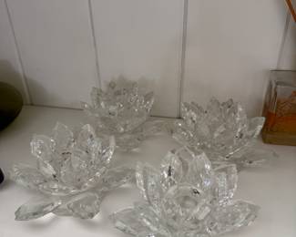 Lotus Flower Candleholders