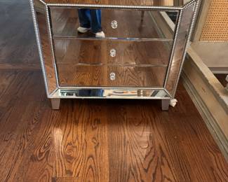 Pr Mirrored Bedside Chests