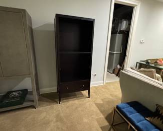 Black Open Cabinet