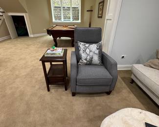 Recliner , Side Table