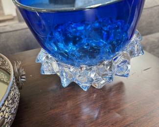 Cobalt Blue Thorn Vessel by Andrew Madvin