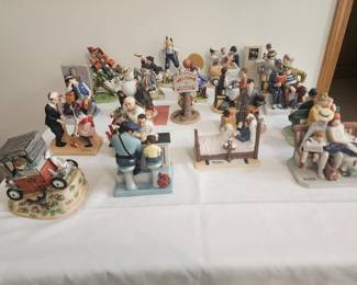 Norman Rockwell Large figurines