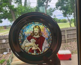 United States Historical Society stained glass plates!