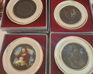 United States Historical society stained glass plates