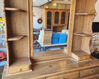 Dresser with mirror