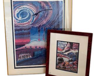 Baje Whitethorne Signed And Numbered Prints Opening Fifth World And More