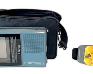 1987 Sony Watchman, SRF88 Sports Walkman