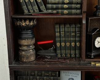 Leather bound Harvard classic books
