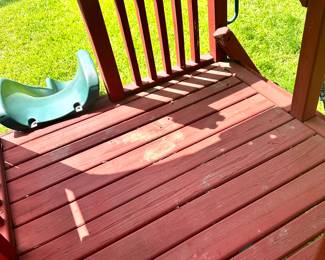 Rock climbing, slide, fort place set by TREE FROG (Buyer will have up to one month to remove!)