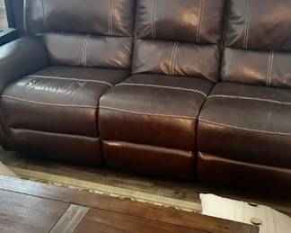 Leather sofa