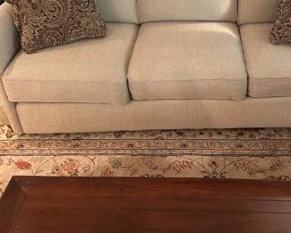 Cream sofa