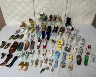 Miniature Boots, Brass Shoe Collectibles
