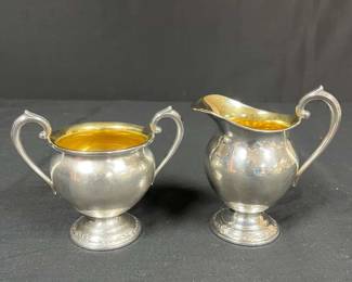 Heirloom Sterling Sugar Creamer