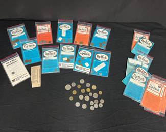 Foreign Tip Packs Coins
