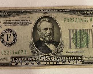 1934 Fifty Dollar Bill