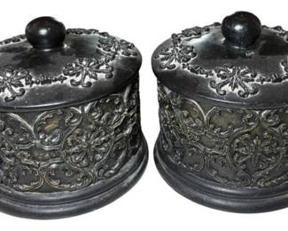 Resin Vanity Jars