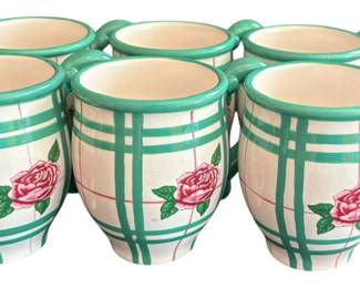 Rose Coffee Cups