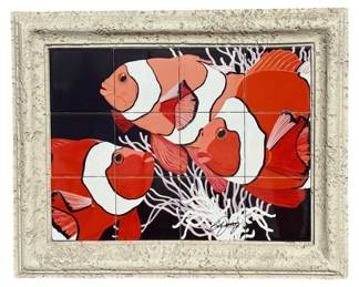 Clownfish Tile Wall Art