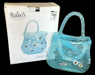 Shannon Art Glass Purse