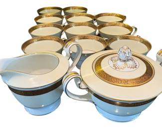 Noritake Goldkin Cups and Saucers