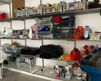 Various electronics, household items, camping items, golf club covers