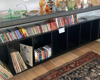 Lots of vintage accessories, CD's and vinyls & DVD's
