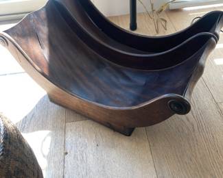 Vintage Mahogany Cheese Caddy
