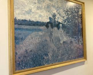 Monet print framed
