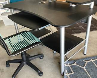 Contemporary desk and chair